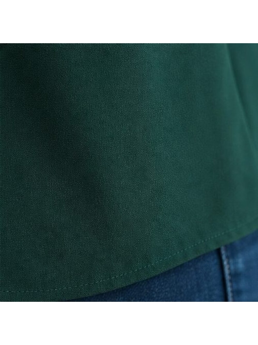 Gray Ruffle Blouse - Picture 6 of 6